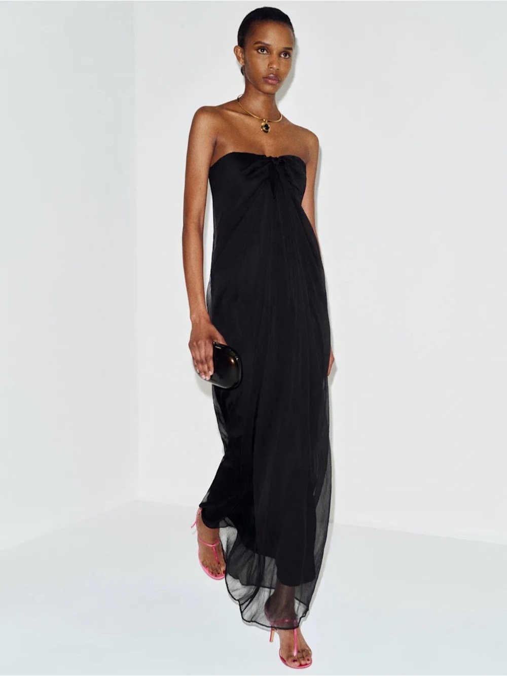 REFORMATION Marlen Dress in Black 6